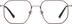 Geometric Glasses 3242318 in Red