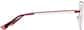 Side view of Cat Eye Glasses 3242418 in Red thumbnail