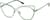 Angle view of Cat Eye Glasses 3242424 in Green thumbnail