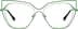 Cat Eye Glasses 3242424 in Green