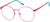 Angle view of Kids' Round Glasses 3242619 in Pink thumbnail