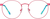 Front view of Kids' Round Glasses 3242619 in Pink thumbnail