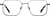 Front view of Square Glasses 3242716 in Blue thumbnail