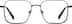 Square Glasses 3242716 in Blue