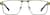 Front view of Rectangle Glasses 3242822 in Antique Gold thumbnail