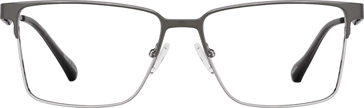 Front view of Browline Glasses 3242912 in Gray