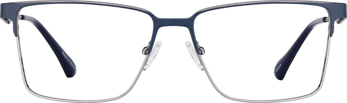 Front view of Browline Glasses 3242916 in Blue