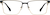 Front view of Browline Glasses 3242921 in Black thumbnail