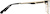 Side view of Browline Glasses 3242921 in Black thumbnail