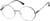 Angle view of Round Glasses 3243016 in Blue thumbnail