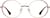 Front view of Round Glasses 3243018 in Red thumbnail