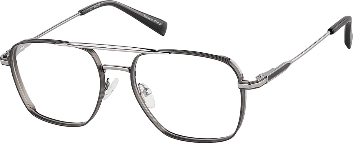 Angle view of Aviator Glasses 3243112 in Gray