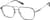 Angle view of Aviator Glasses 3243112 in Gray thumbnail