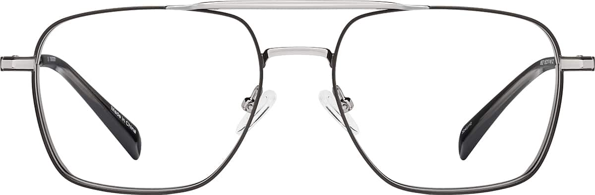 Front view of Aviator Glasses 3243112 in Gray