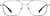 Front view of Aviator Glasses 3243112 in Gray thumbnail