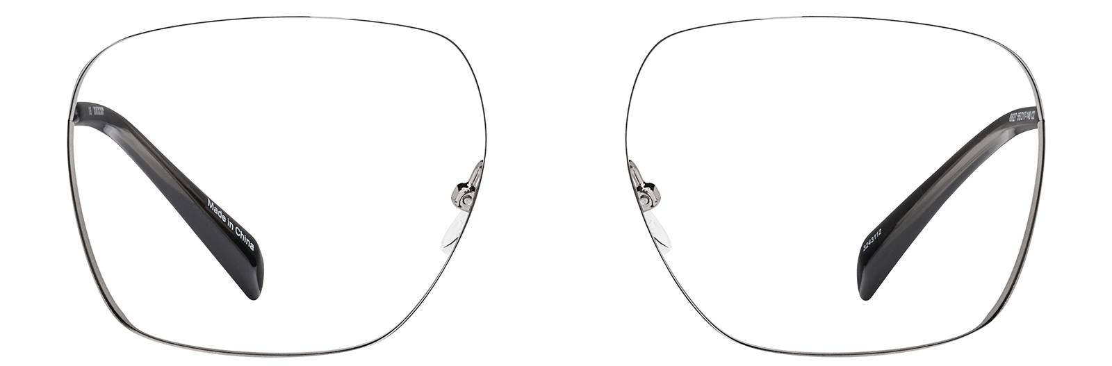 Black Aviator Glasses #3243121 | Zenni Optical