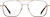 Front view of Aviator Glasses 3243115 in Brown thumbnail