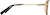 Side view of Aviator Glasses 3243115 in Brown thumbnail