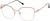 Angle view of Cat-Eye Glasses 3243219 in Pink thumbnail