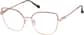 Angle view of Cat-Eye Glasses 3243219 in Pink thumbnail