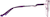 Side view of Cat-Eye Glasses 3243317 in Purple thumbnail