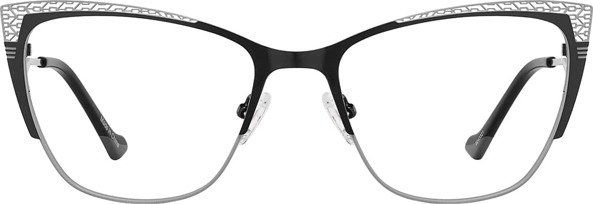 Front view of Cat-Eye Glasses 3243321 in Black