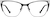 Front view of Cat-Eye Glasses 3243321 in Black thumbnail