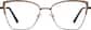 Front view of Cat-Eye Glasses 3243415 in Brown thumbnail