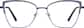 Front view of Cat-Eye Glasses 3243416 in Blue thumbnail