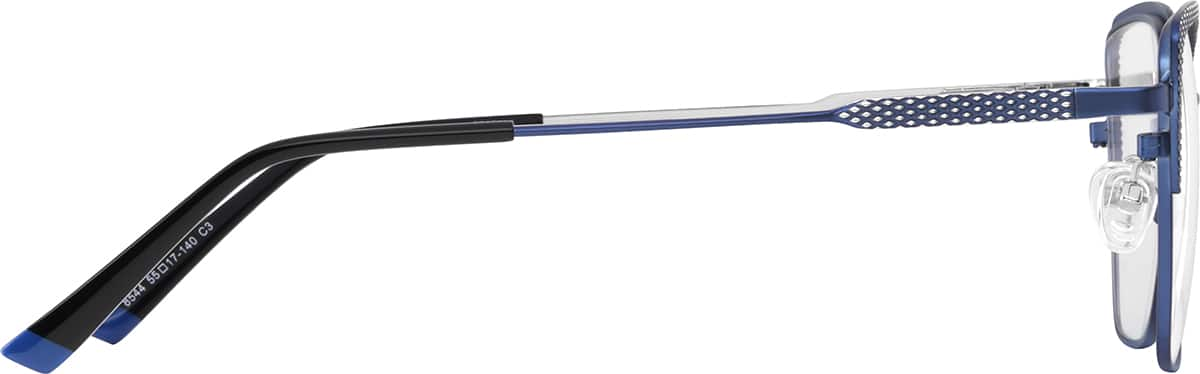 Side view of Cat-Eye Glasses 3243416 in Blue