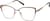 Angle view of Cat-Eye Glasses 3243418 in Red thumbnail