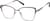 Angle view of Cat-Eye Glasses 3243421 in Black thumbnail