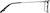 Side view of Rectangle Glasses 3243721 in Black thumbnail