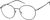 Angle view of Round Glasses 3243812 in Gray thumbnail