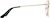 Side view of Round Glasses 3243914 in Gold thumbnail