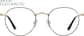 Front view of Round Glasses 3243921 in Black thumbnail