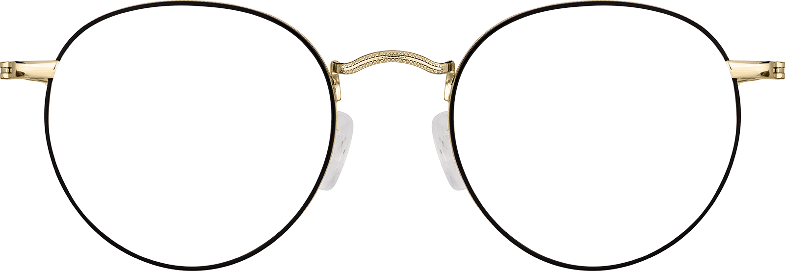 Gold Round Glasses #3243914 | Zenni Optical