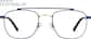 Front view of Aviator Glasses 3244016 in Blue thumbnail