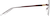 Side view of Round Glasses 3244118 in Red thumbnail