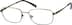 Rectangle Glasses 324414 in Gold