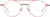 Front view of Round Glasses 3244142 in Orange thumbnail