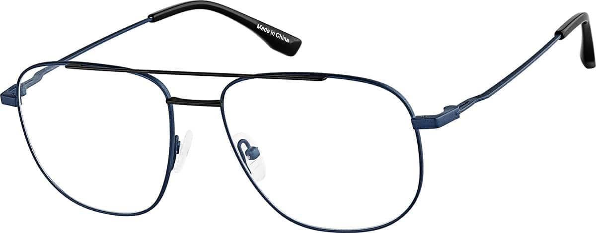 Angle view of Aviator Glasses 3244316 in Blue