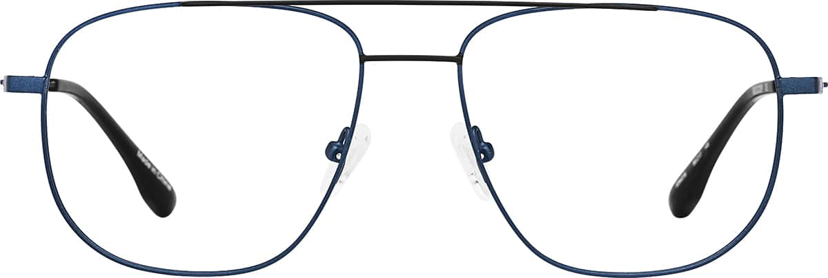 Front view of Aviator Glasses 3244316 in Blue