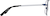 Side view of Aviator Glasses 3244316 in Blue thumbnail