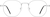 Front view of Square Glasses 3244411 in Silver thumbnail