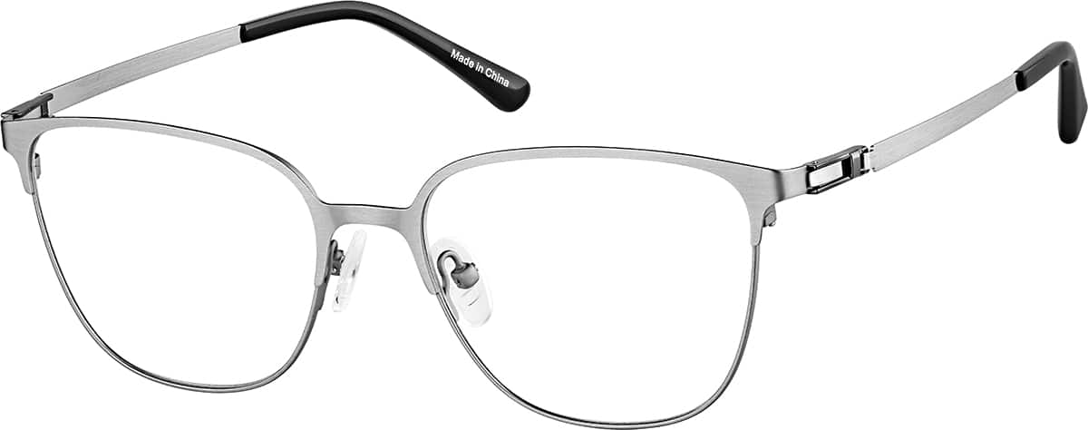 Angle view of Square Glasses 3244611 in Silver