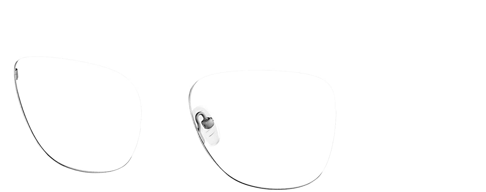 ‪‪Square‪☆ Silver Square Glasses #3244611 | Zenni Optical