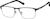 Angle view of Rectangle Glasses 3244712 in Gray thumbnail