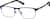 Angle view of Rectangle Glasses 3244716 in Blue thumbnail