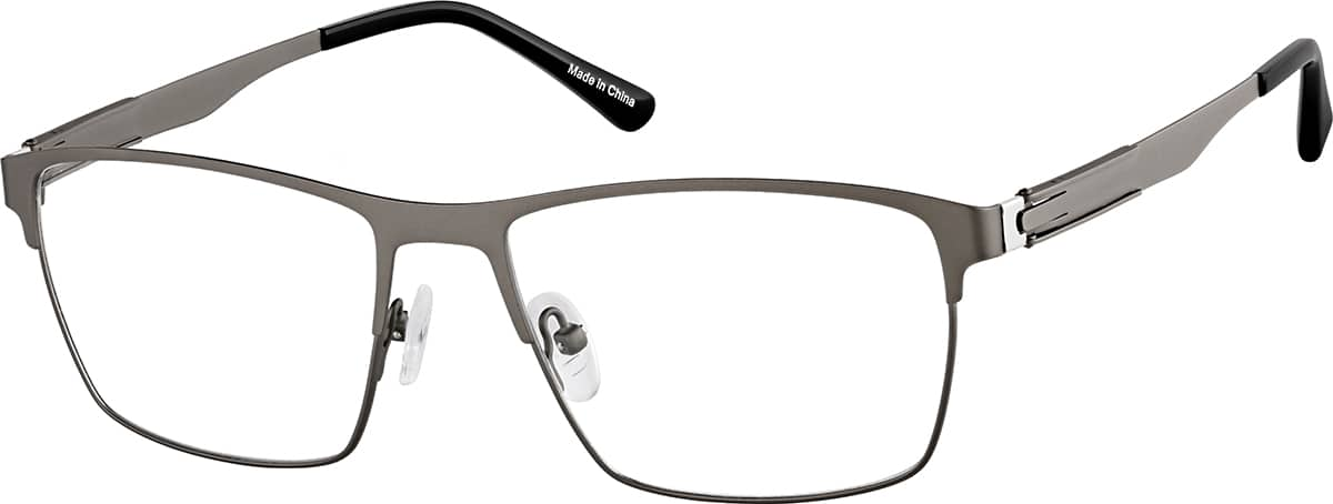 Angle view of Rectangle Glasses 3244812 in Gray